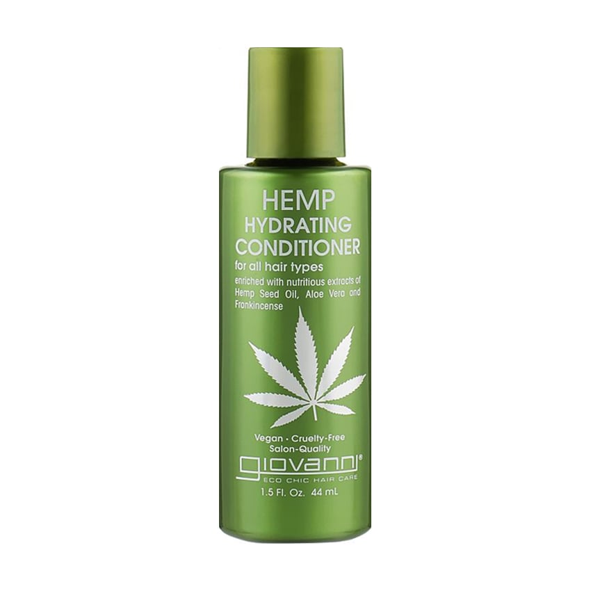 Зволожувальний кондиціонер Giovanni Hemp Hydrating Conditioner для всіх типів волосся, з коноплею, 44 мл